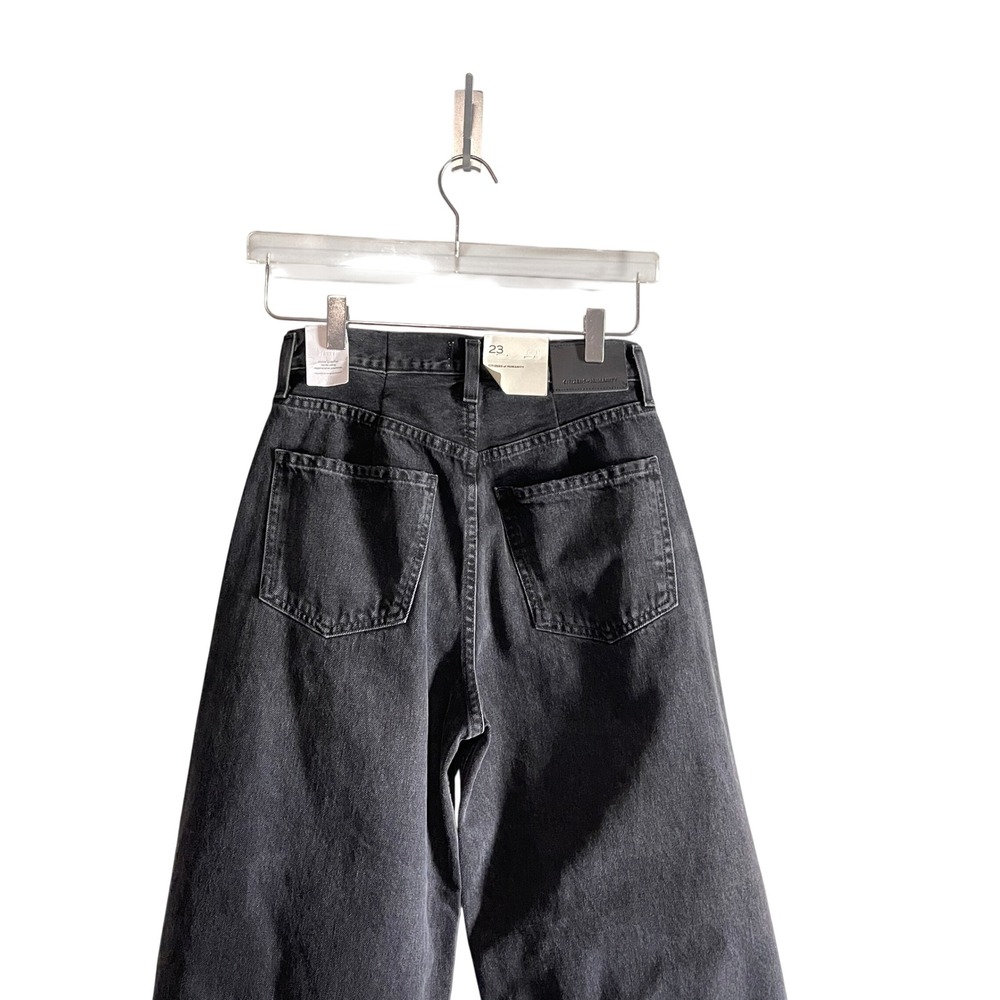 Citizens of Humanity Horseshoe Baggy Wide Leg Denim Jeans Size 23 Black - Picture 11 of 13